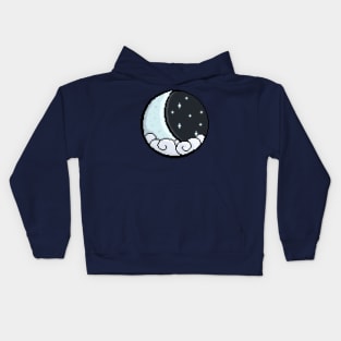 Pixel Moon Kids Hoodie